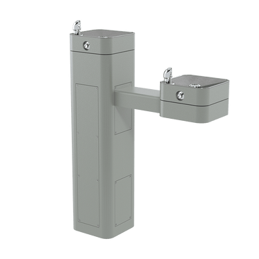 ADA Outdoor Freeze-Resistant Stainless-Steel Pedestal Fountain